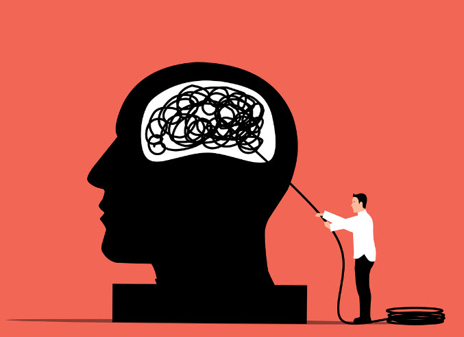 Showing brain rewiring for a person with ADHD disorder