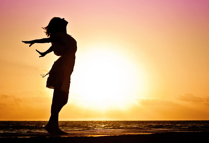 Women curred from her depression mental illness