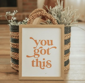 Encouraging message to help combat overcoming a phobia